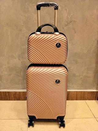 Kit Mala de bordo para viagem com Frasqueira 2 Peças, 8kg.